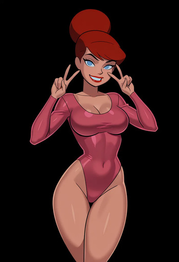 Freemale - Barbara Gordon in Lex Luthor cage (AI Generated) SunsetRiders7 Style cover