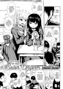 Don’t make me wear a sailor uniform