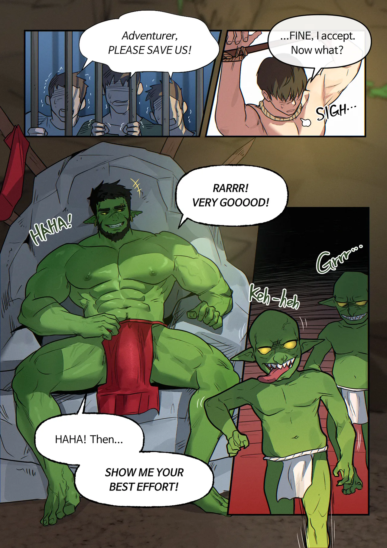 Reon and the Goblin's cave page 9 full