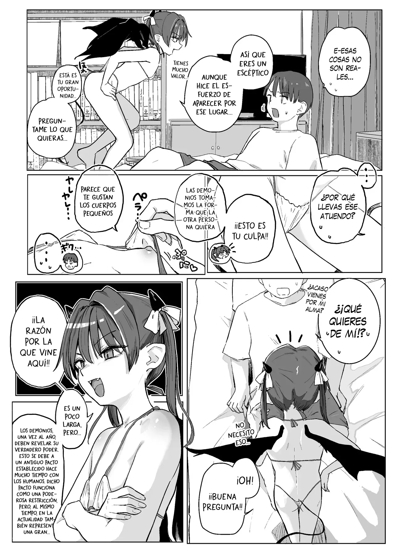 Akuma o Chinpo de Yattsukero!! | ¡¡Derrota a la Demonio con tu pene!! page 7 full