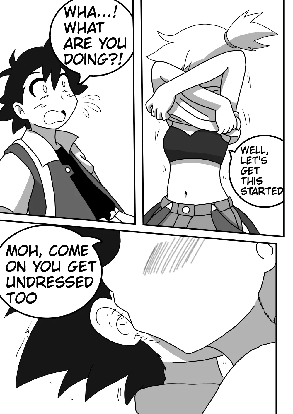Satoshi and Koharu's Daily talk page 8 full