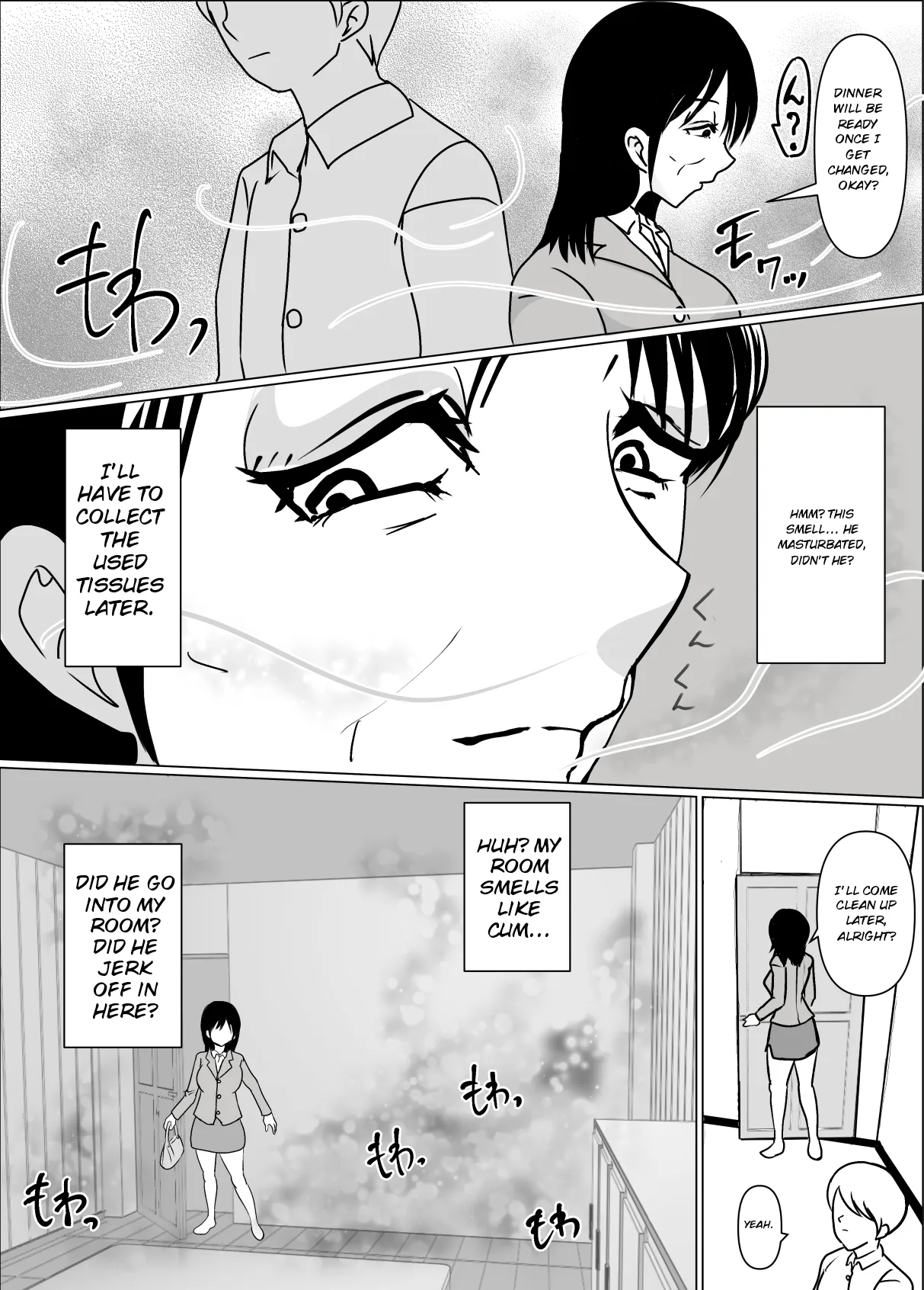 Okaa-san no Chitsu ga Keiren Shite Penis ga Nukenai node Naka ni Dashita Hanashi page 8 full