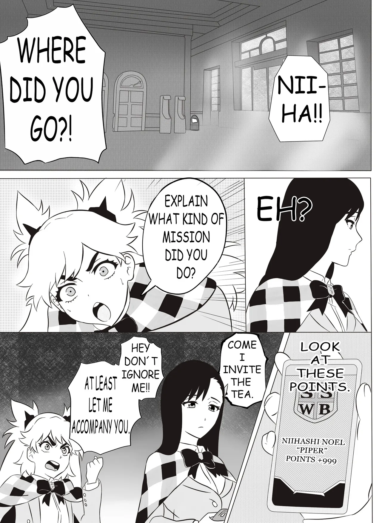 BURN THE WITCH XXX Parody 1: Bonus Points For Noel Niihashi page 12 full