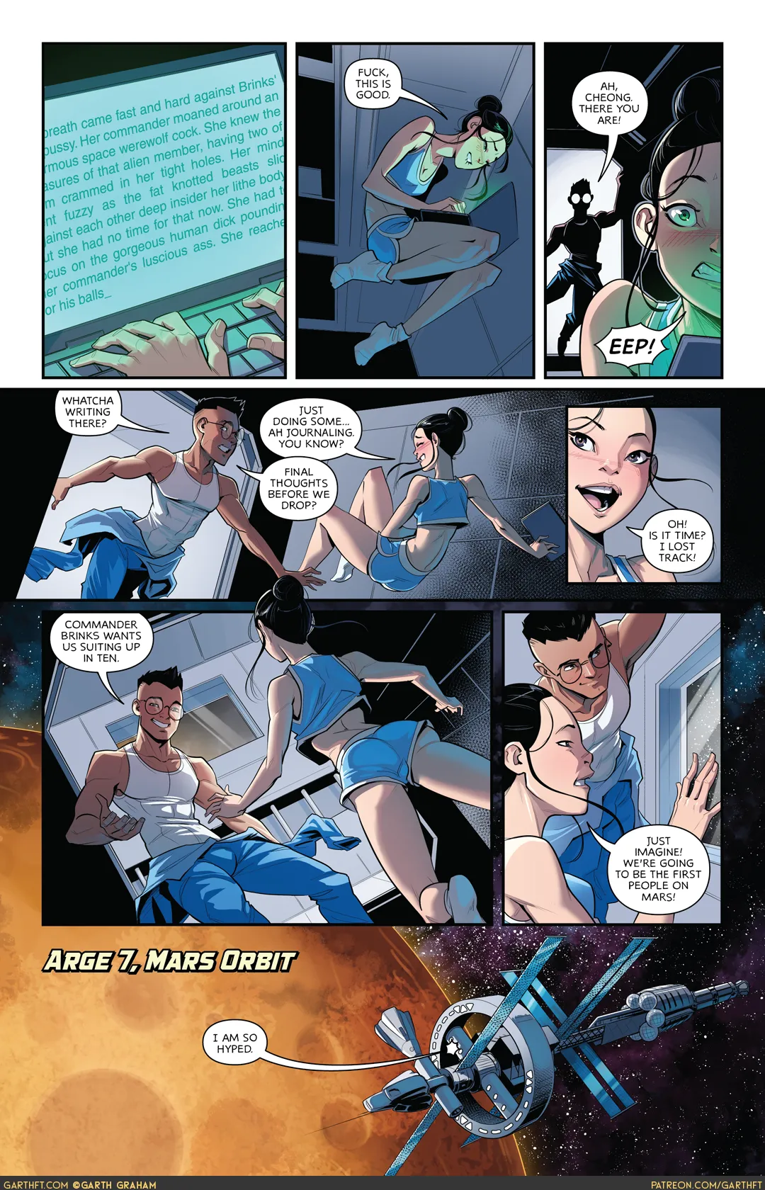 AstroKnots: A Polycule of Mars #1-3 page 4 full