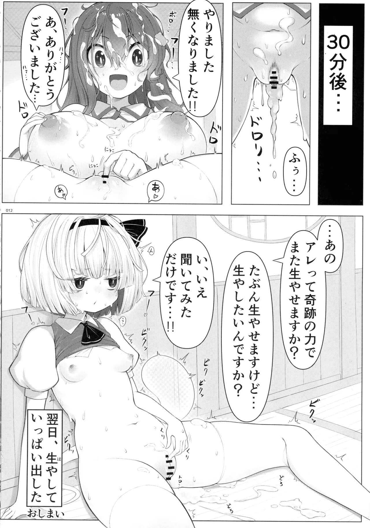 Touhou Futanari Kusozako Ochinpo Goudoushi Joukan page 11 full