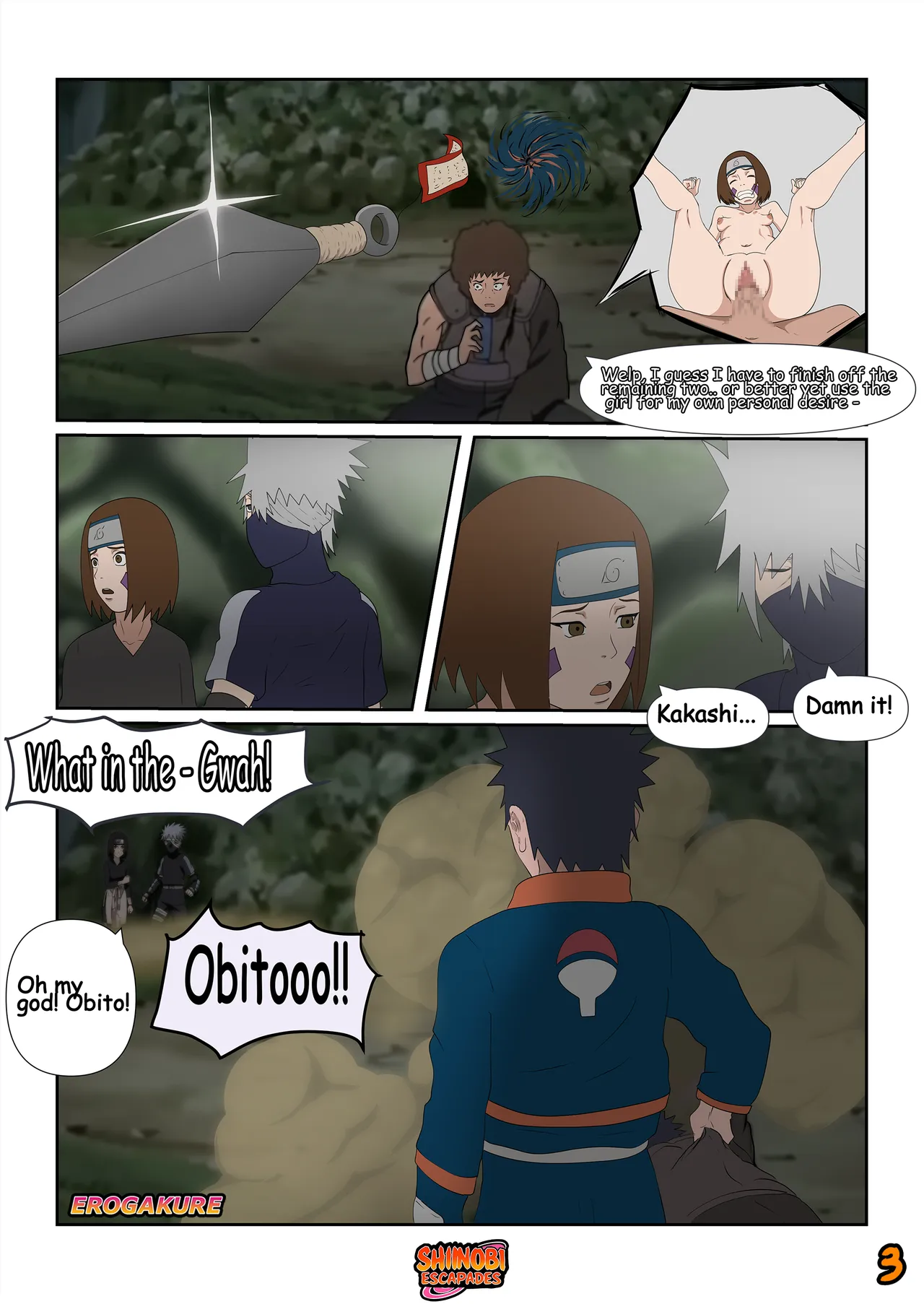 Shinobi Escapades Chapter 3 by Erogakure page 4 full