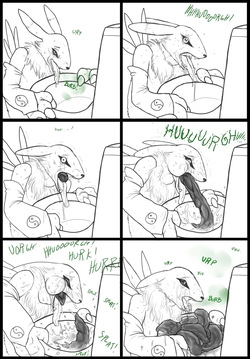 Shitbarfin' Renamon