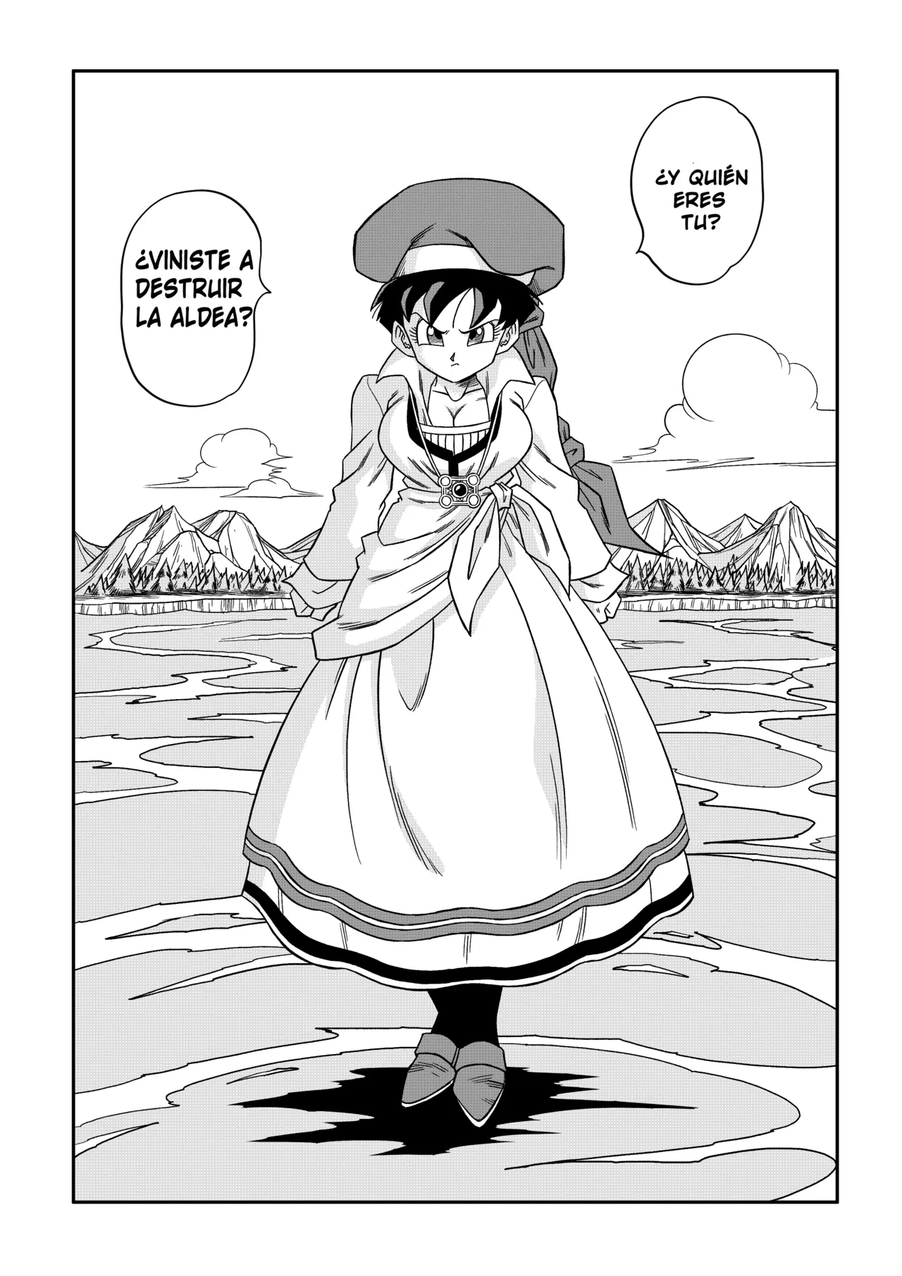 ¡El Sacrificio De La Aldea De Natade! ¡Videl vs Broly! page 3 full
