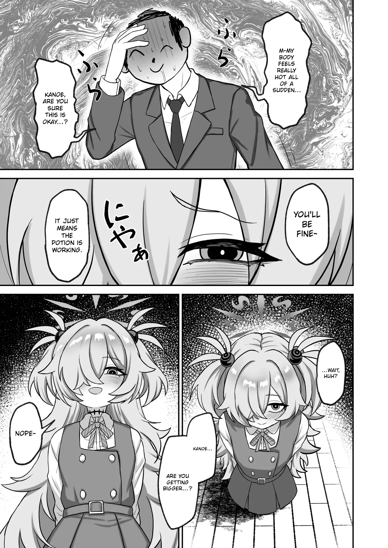 Shota ni Sarete Sensei ga Kanoe ni Buchi Okasareru. | Sensei gets transformed into a shota and brutally raped by Konoe page 5 full