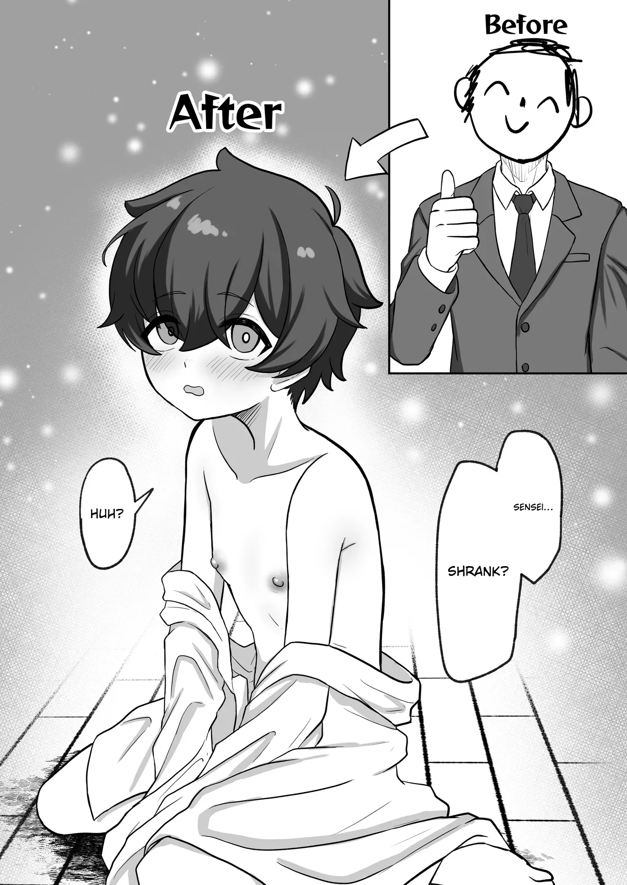 Shota ni Sarete Sensei ga Kanoe ni Buchi Okasareru. | Sensei gets transformed into a shota and brutally raped by Konoe page 6 full