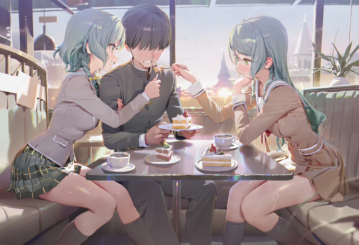 pixiv    和冰川双子约会的一天 page 12 full