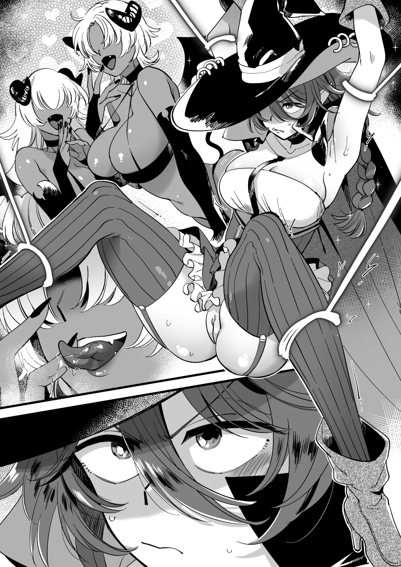 Mahoutsukai Manuba ga REZU SAKYUBASU ni Tsukamatte Hitasura KURI Semesarete Shimau page 11 full