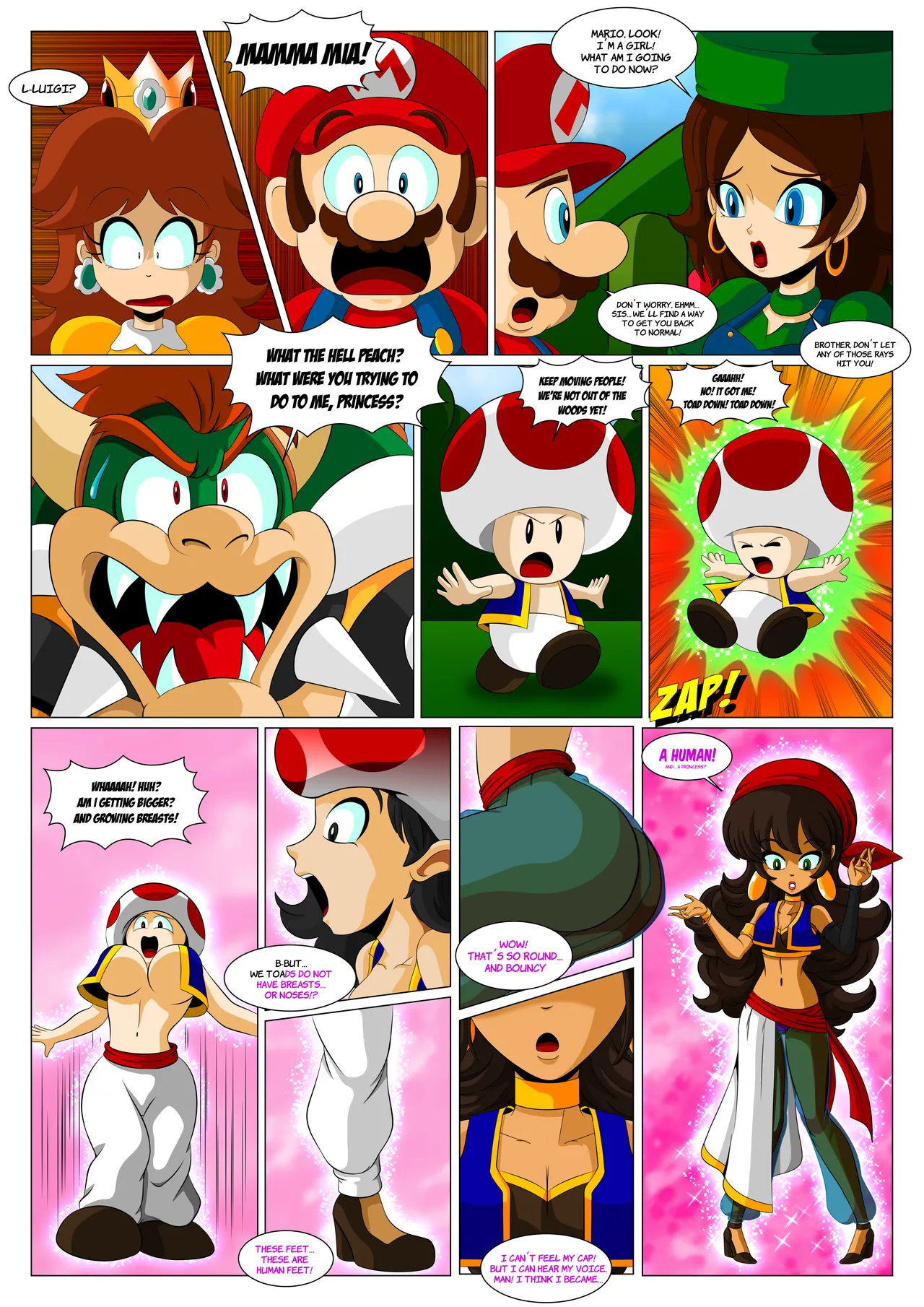 Super Mario: Magic Wand Mishap page 6 full