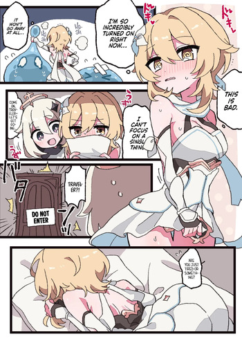 [Shiina] Kaminari o Tsukatte Hitori Asobi suru Hota-chan (Genshin Impact) [English] [Castle TL] cover