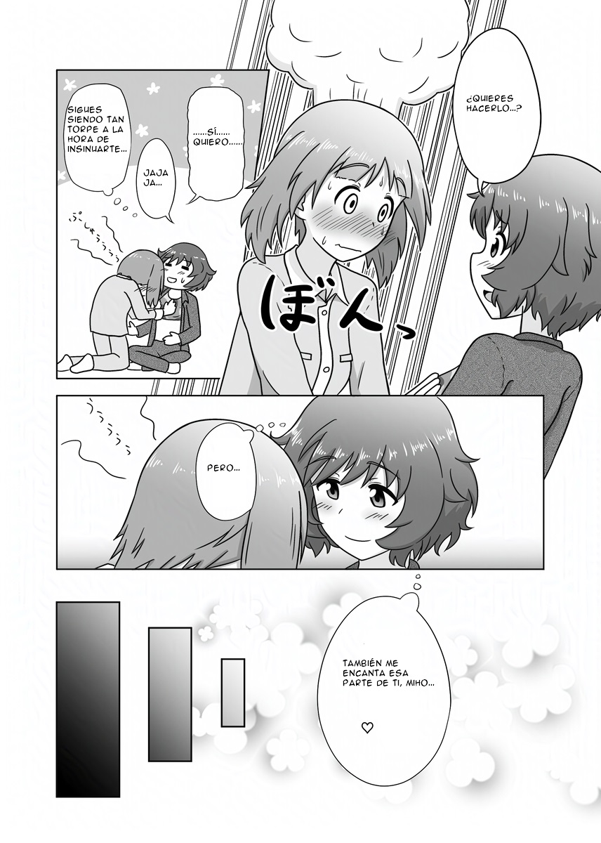 Miho/Yukari yuri erotic manga: "Nothing but Fun Times" page 10 full