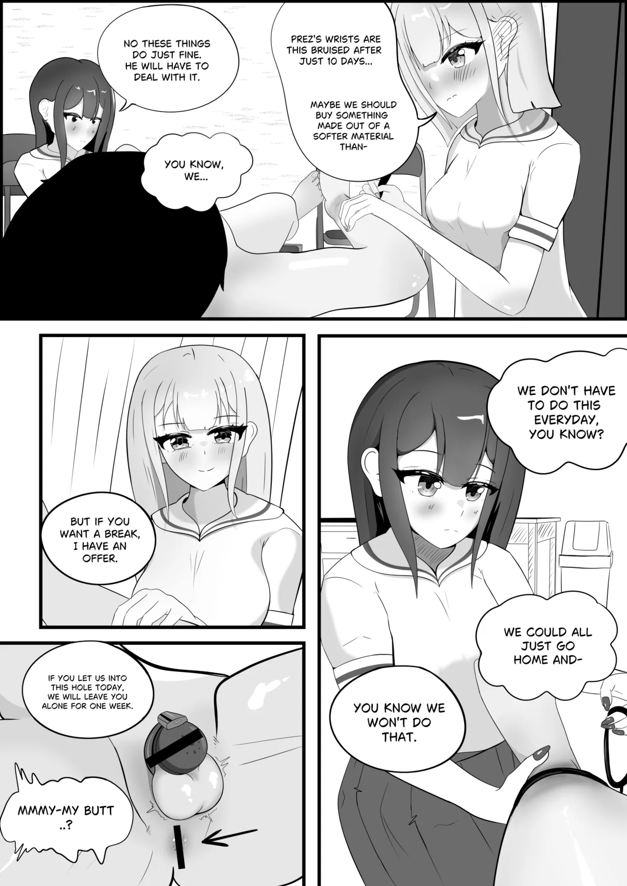 The "Masturbating at School" Club! page 11 full