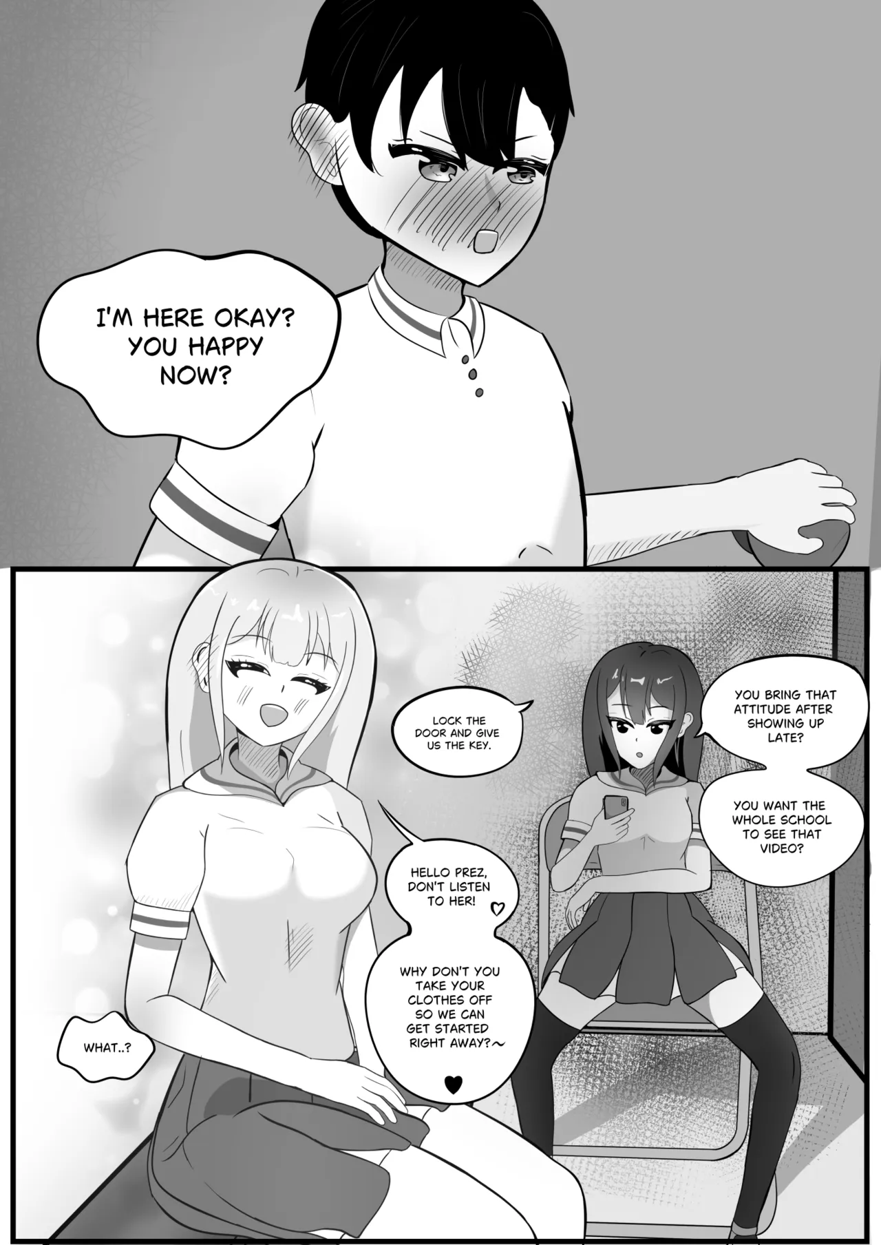 The "Masturbating at School" Club! page 7 full