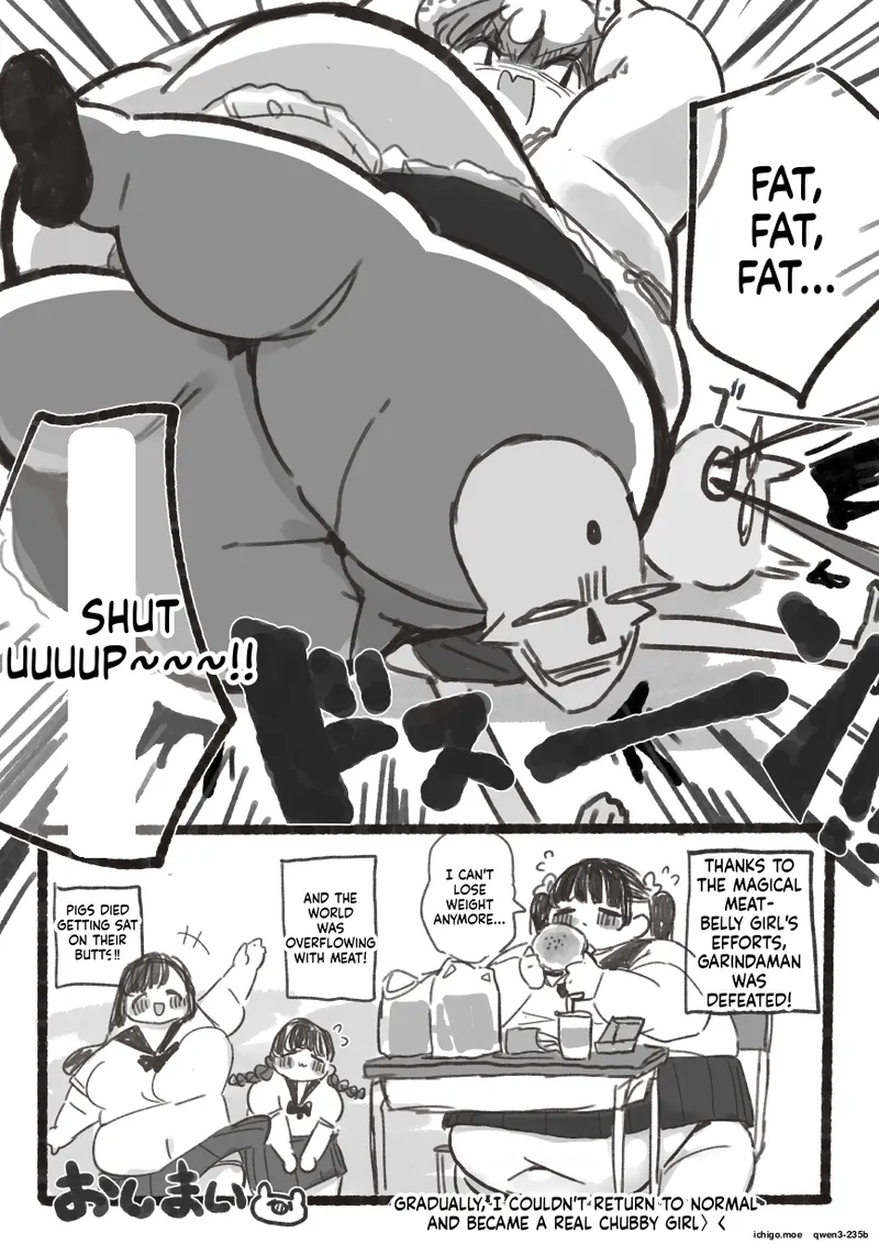 maagical girl with a fatty belly page 11 full