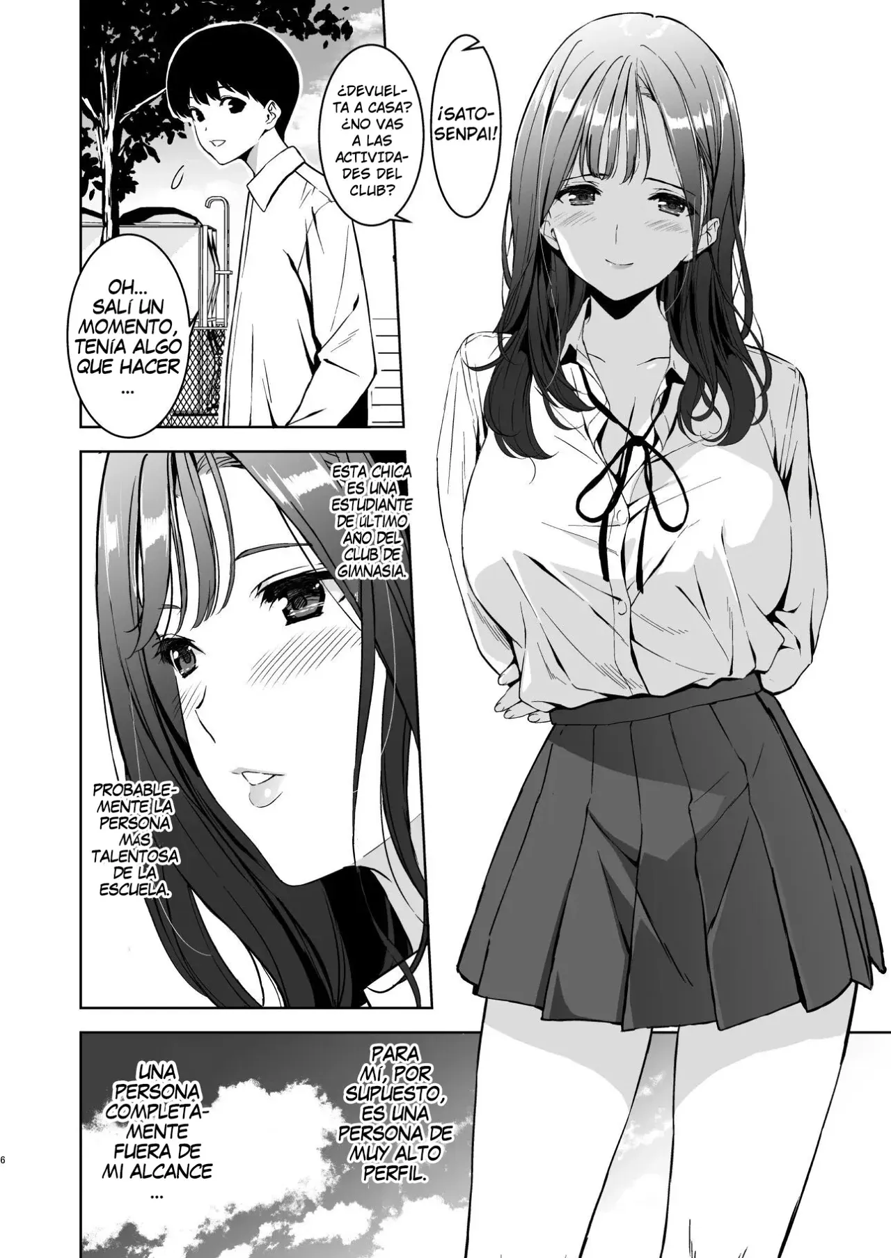 Binyuu no Kanojo ga Iru no ni Taisoubu no Bakunyuu ga Sasottekuru｜Tengo una novia con unos pechos preciosos, pero la chica con pechos grandes del club de gimnasia me está tentando page 5 full