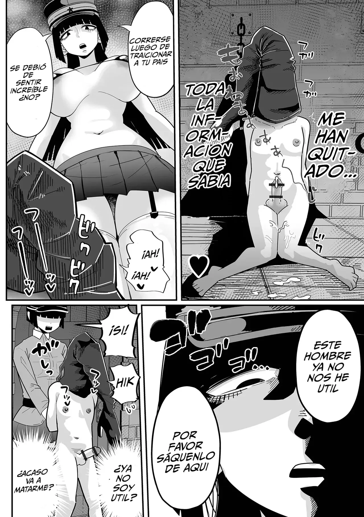Dekakute Eroi Jinmongkan Kouhen | Una interrogadora enorme y erotica Segunda parte page 10 full