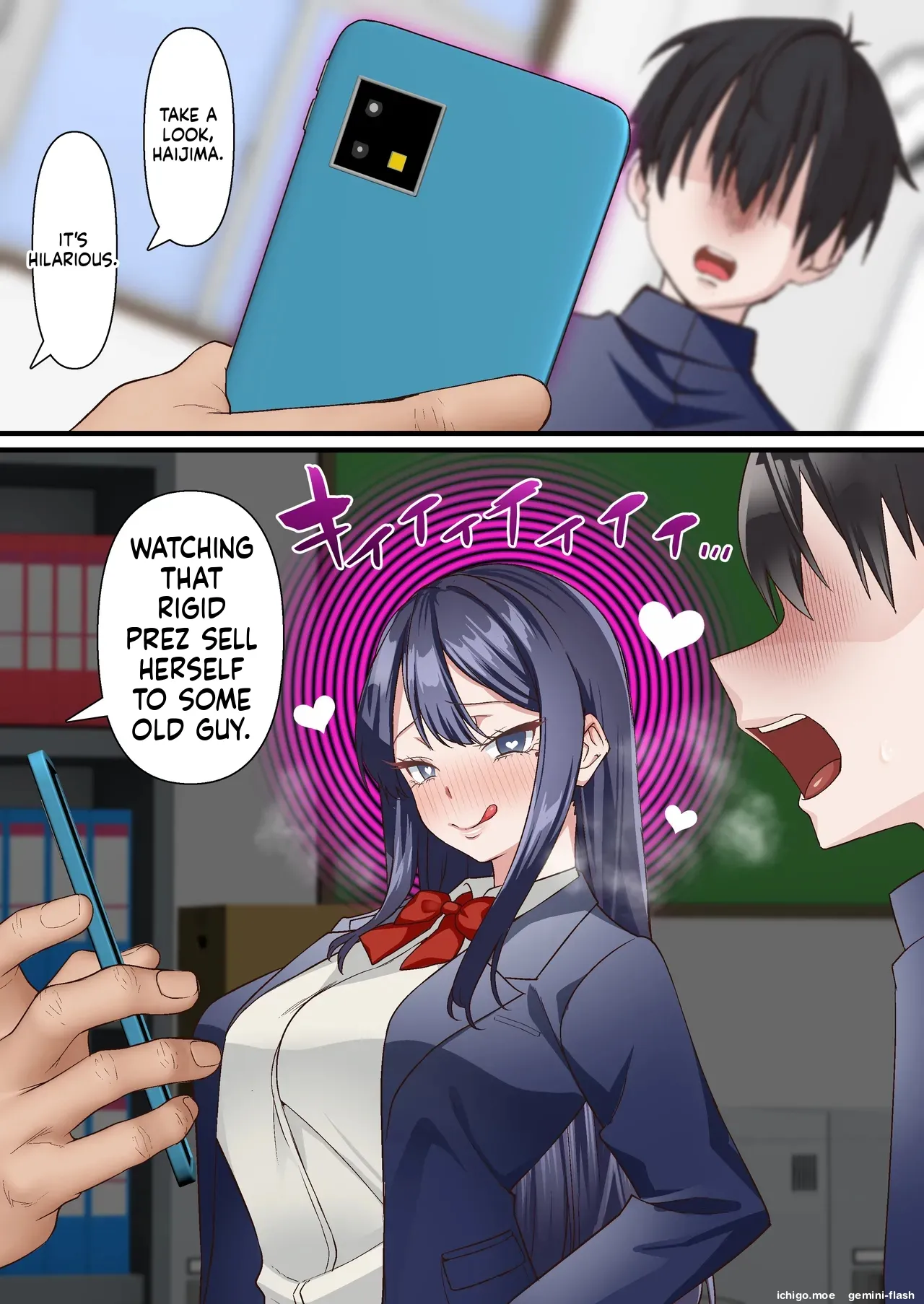 Saimin Charao to Netorare Seitokai NTR Vol. 4 page 5 full