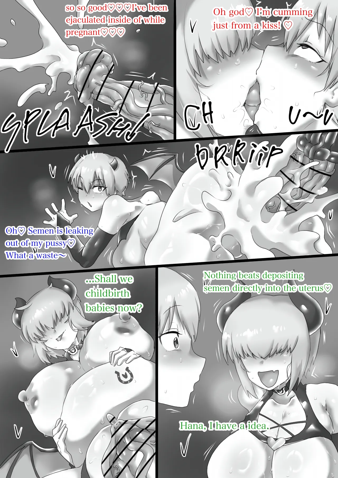Uzaki Sisters' Halloween🐴❤️😈 page 8 full