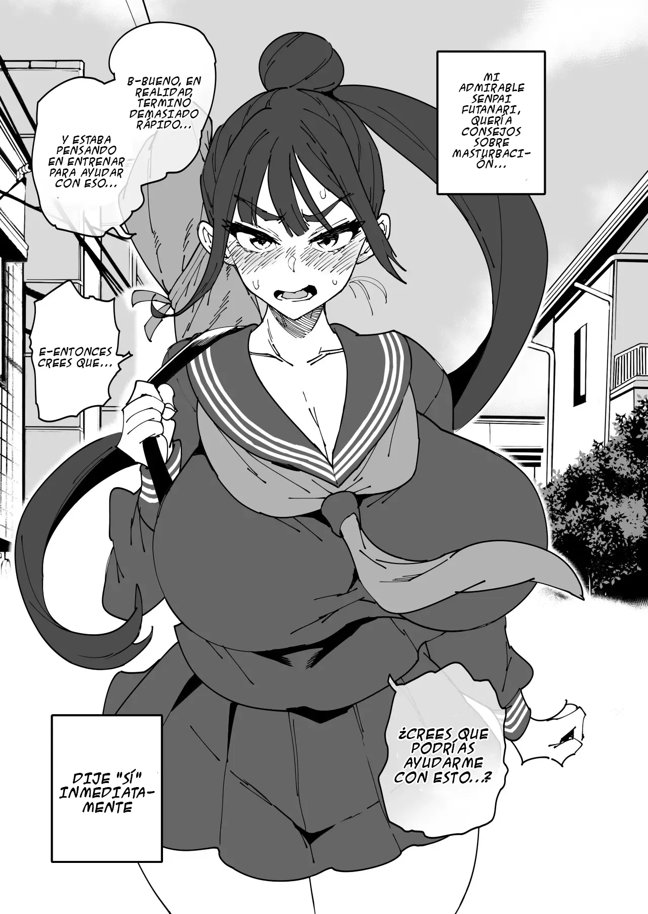 Futanari Senpai Maji Sourou｜Mi senpai futanari es precoz page 3 full