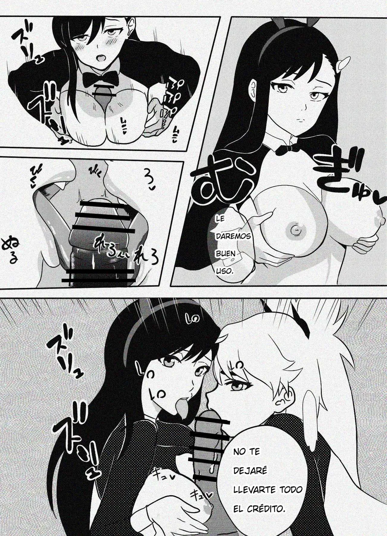 BURN THE WITCH XXX Parody 3: Las Conejitas de Reverse London page 11 full