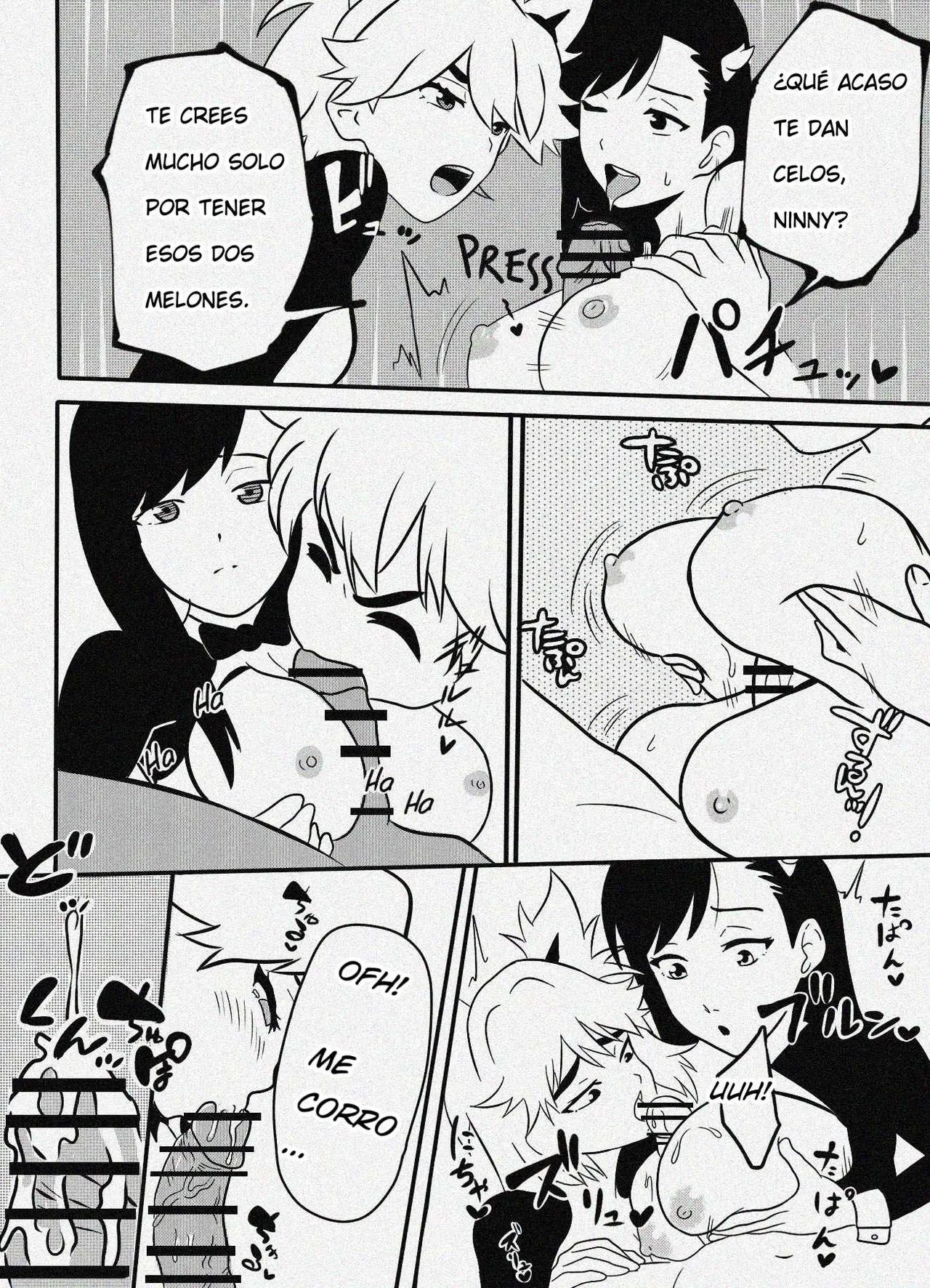 BURN THE WITCH XXX Parody 3: Las Conejitas de Reverse London page 12 full