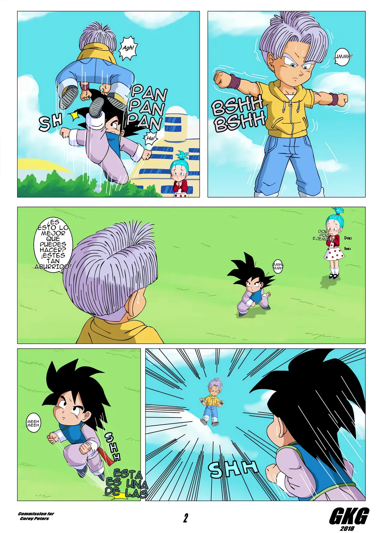 Bura and Goten Comic page 2 full