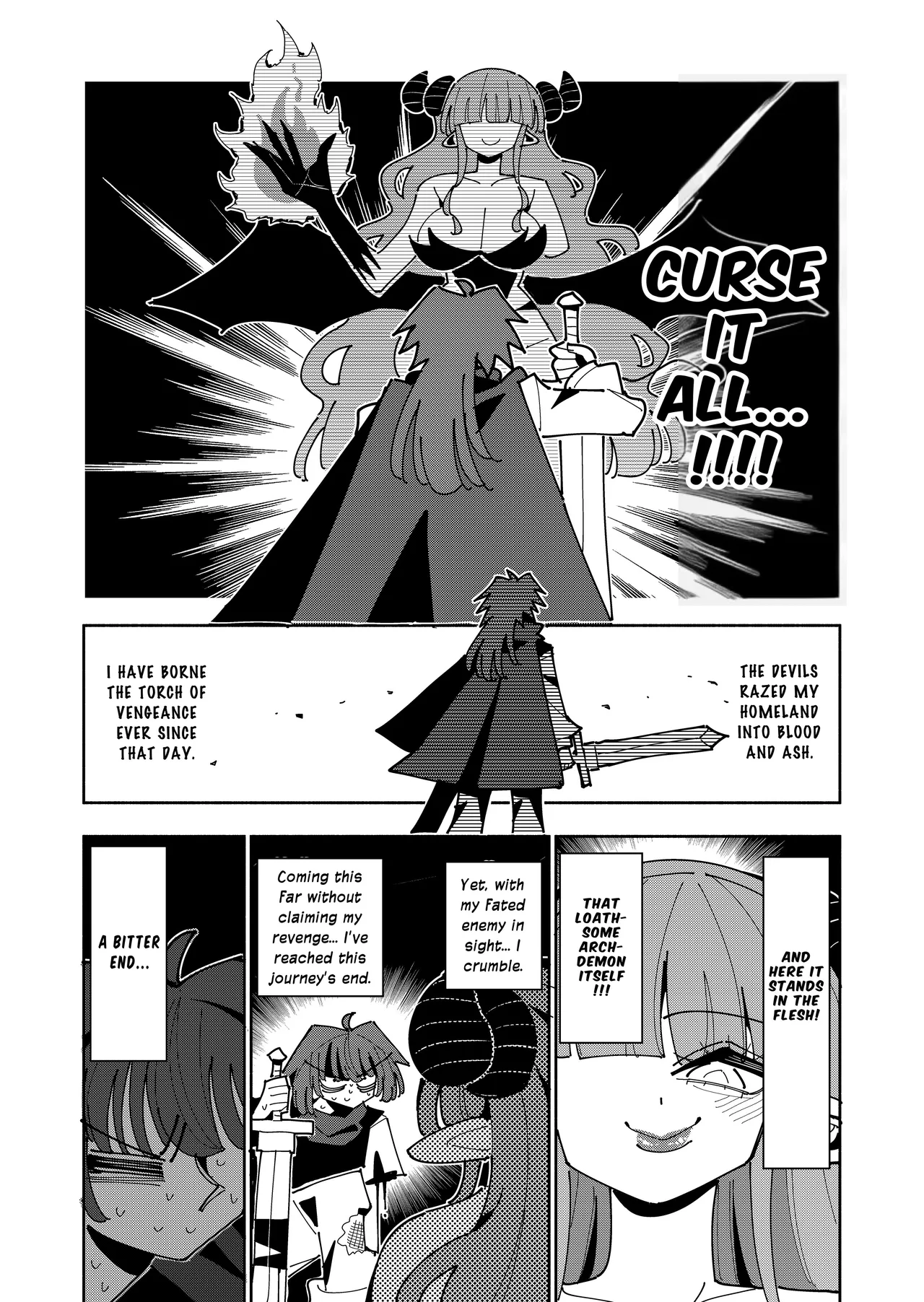 TS Fukushuusha wa Inma no Imouto ni Naru | Gender-Bended Avenger Turned Succubus Sister page 4 full