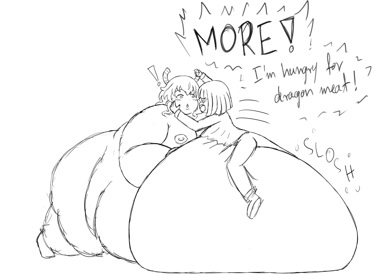 Shouta eats Lucoa + Kanna eats Tohru and Kobayashi page 8 full