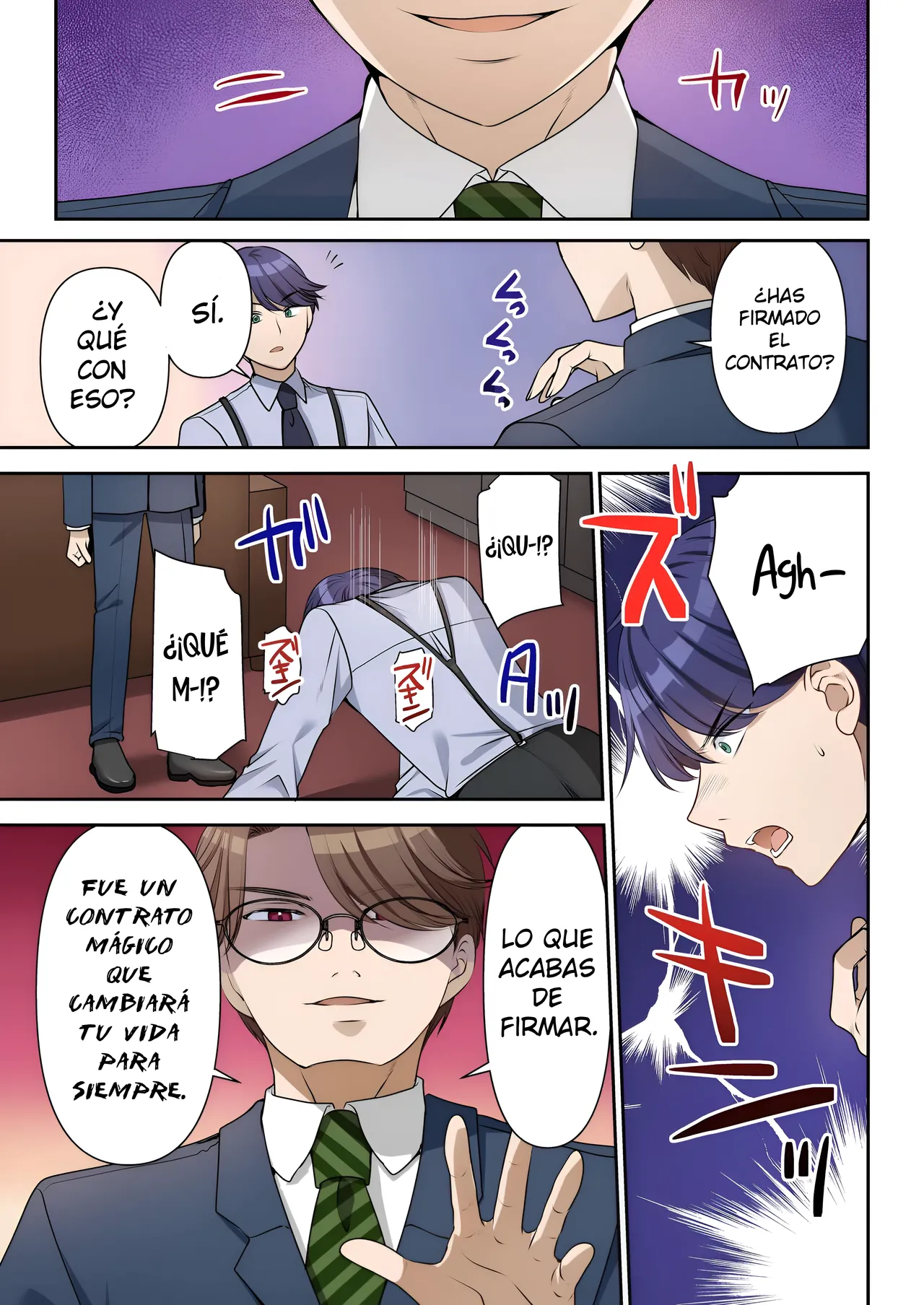 Jinsei Henkou Keiyaku Shachou♂ → Sex Hisho♀ page 4 full