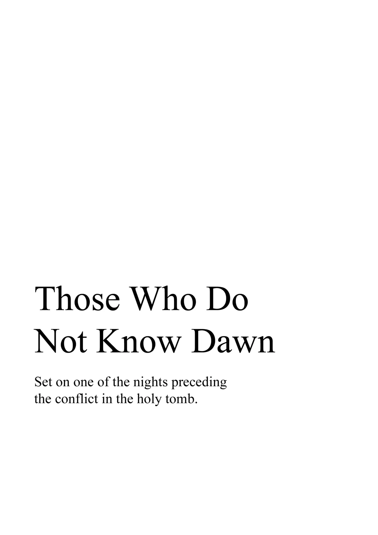 Yoake ga Shiranai Futari no Koto | Those Who Do Not Know Dawn page 2 full