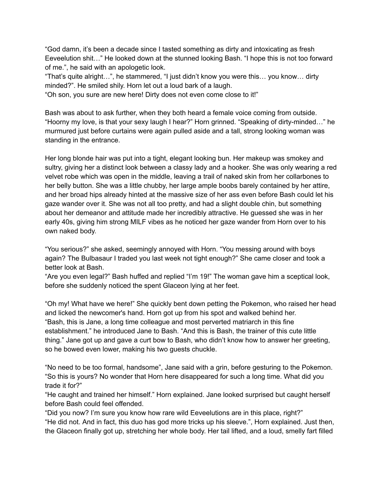 Beneath the Pokecenter: Chapter 2 page 4 full