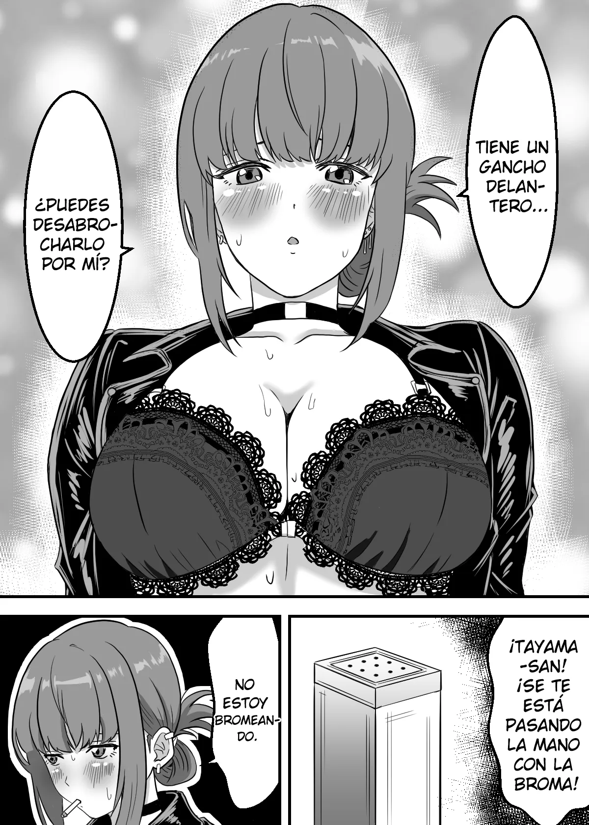 ¿Qué Están Fumando los Dos Detrás del Supermercado ~Lo que Sasaki-san y Tayama Realmente Quieren Probar~  Spanish page 5 full