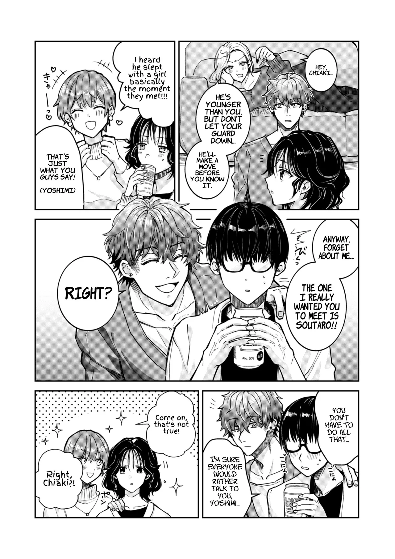 "Ichigun Danshi" Yoshimi-kun, Ganchuu ni Nakatta Onna ni Kuruu | "Top-of-the-Caste" Yoshimi Is Driven Wild by a Woman He Wasn't Paying Attention to page 4 full