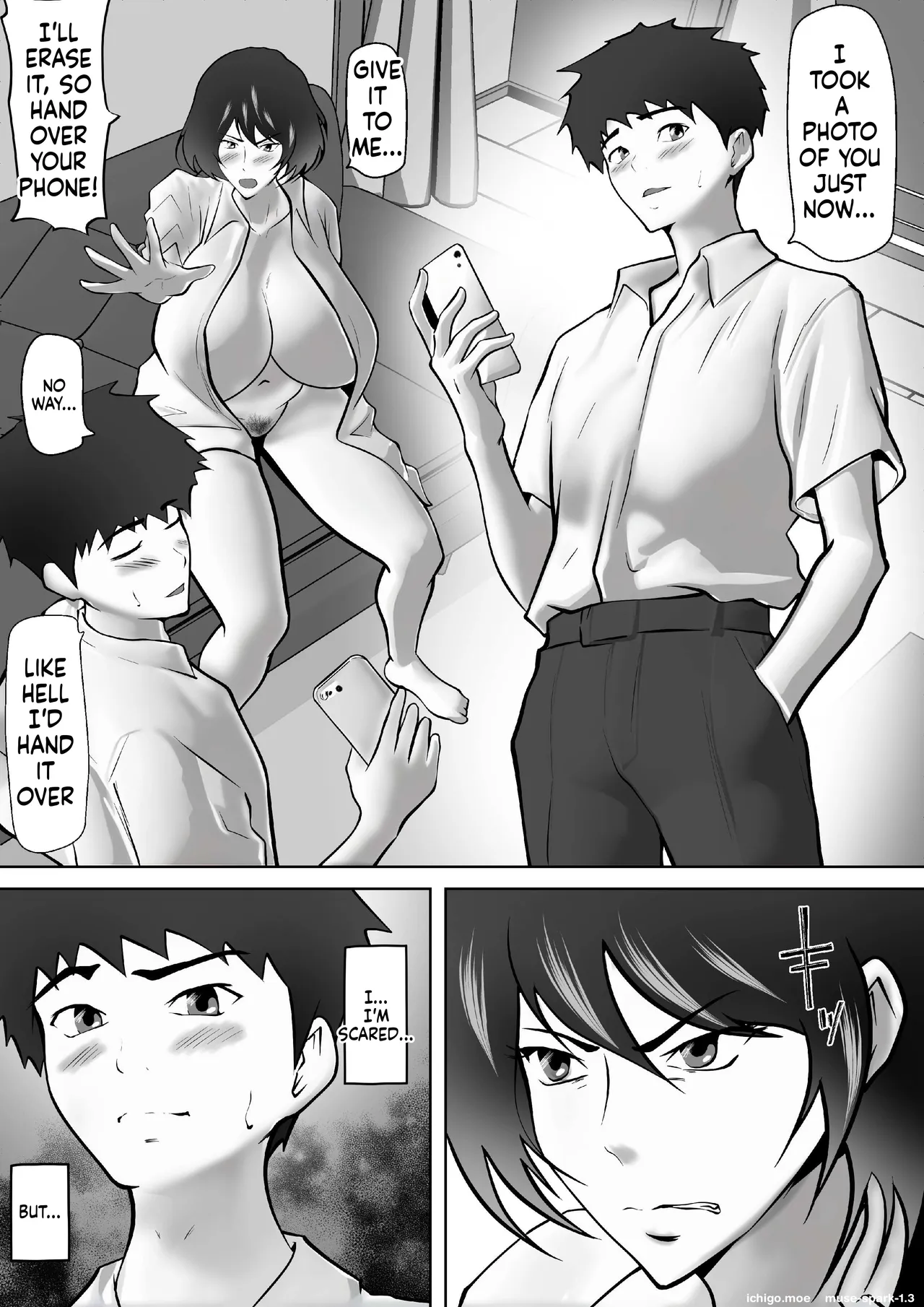 Tachiba Gyakuten Pawahara o Suru Gibo no Onani- ga Toreta Node Shitagawaseru page 12 full