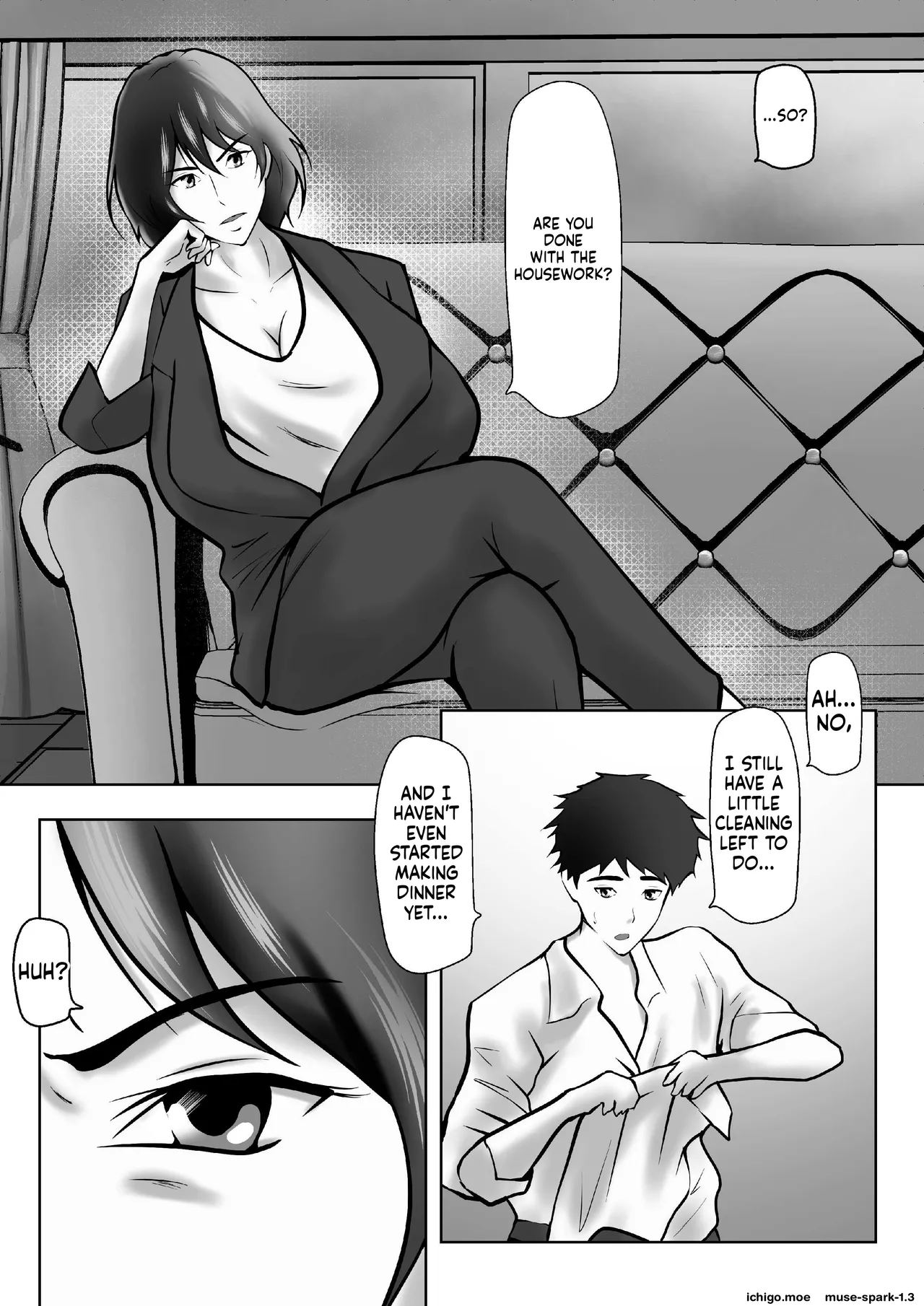 Tachiba Gyakuten Pawahara o Suru Gibo no Onani- ga Toreta Node Shitagawaseru page 2 full