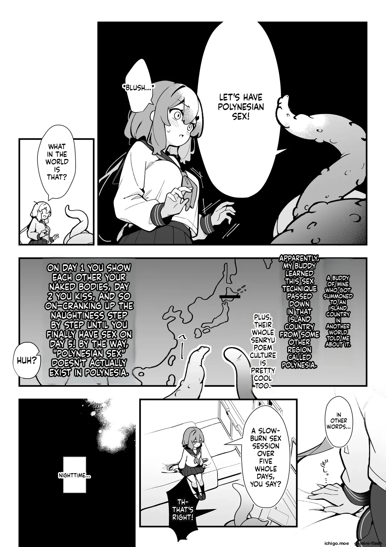 Masaka Watashi ga Shokushu Ecchi suru Nante...♡ 2 Polynesian Sex Hen page 7 full