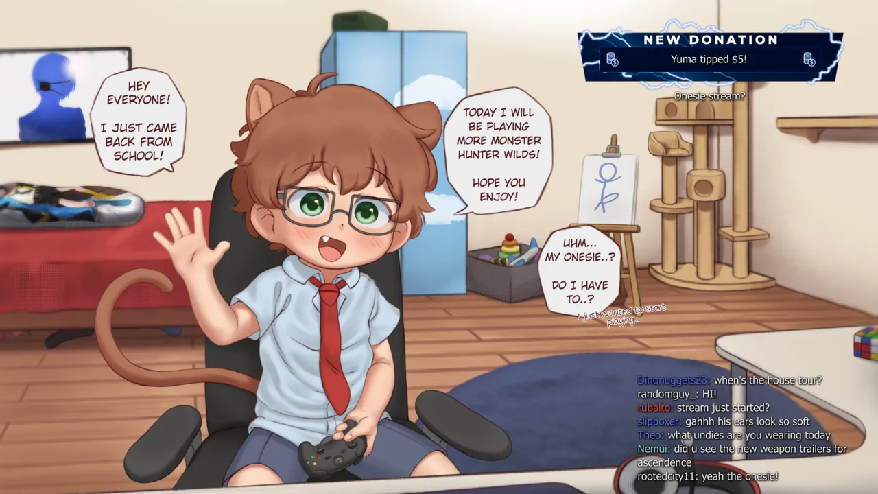 Marine - Gaming Stream 🎮️ page 1 full