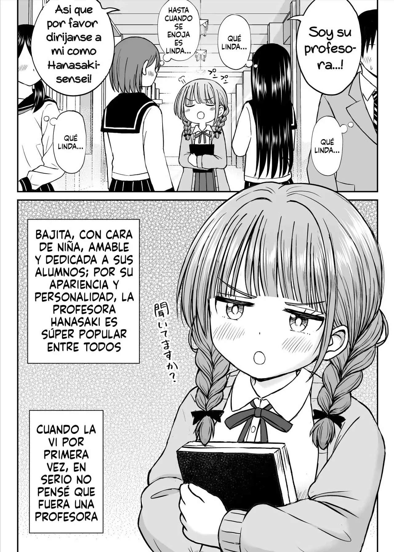 Anmari Sensei o Ijimenaide Kudasai… ~Dougan de Kyonyuu de Yasashii Hanasaki Sensei no Kokoro ga Kowareta Hi~ | El día que el corazon de la dulce Profesora Hanasaki fue corrompido page 4 full