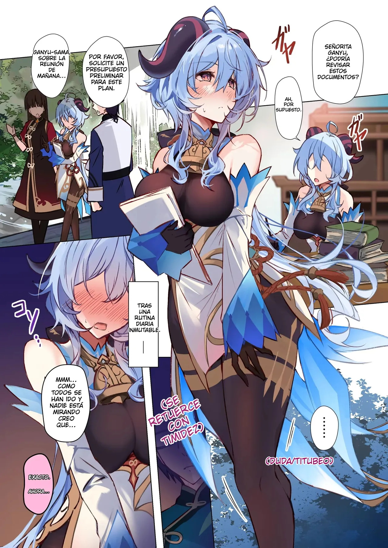 Musaboriaitai Ganyu-sama ~Honnou to Kemono no Mezame~ | Let Us Indulge in Each Other, Ganyu-sama! ~Awakening of the Bestial Instinct~ page 3 full