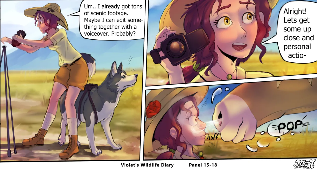 Violets Wildlife Diary CH 1-7 page 6 full