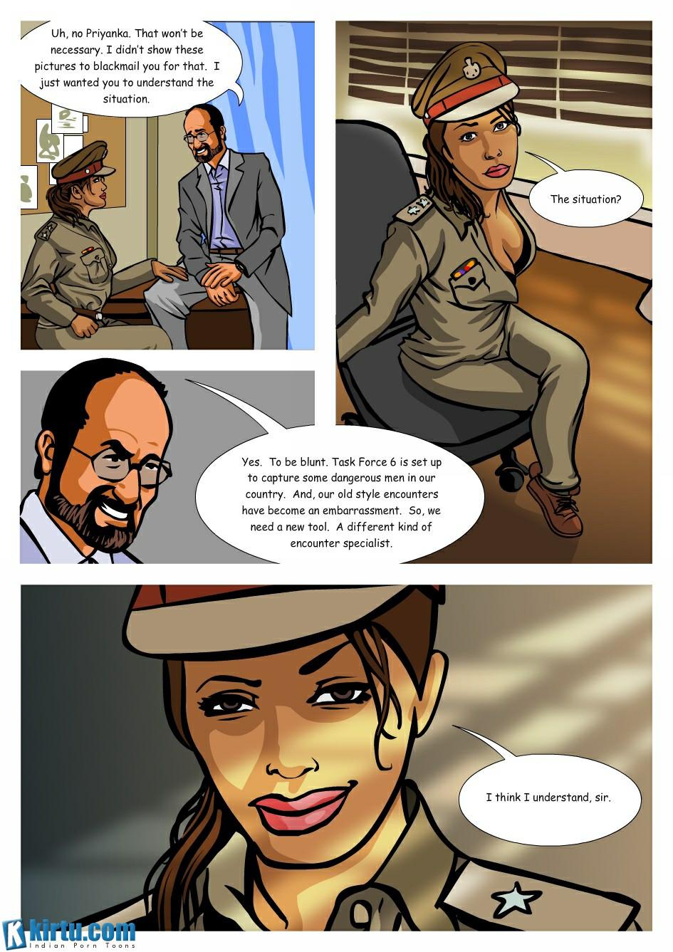 Priya Rao: The Encounter Specialist  - Chapter 1 - Going Down on Crime page 8 full