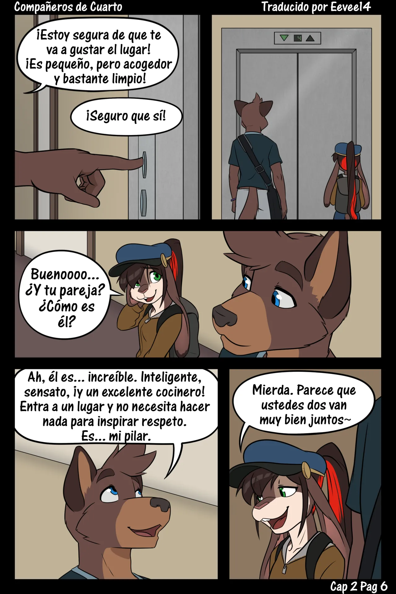 Capítulo 2: Compañeros de Cuarto page 6 full