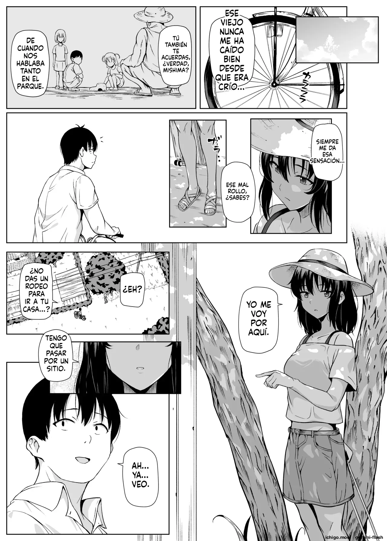 Natsu, Inaka de Oji-san to ~Satogaeri~ page 12 full