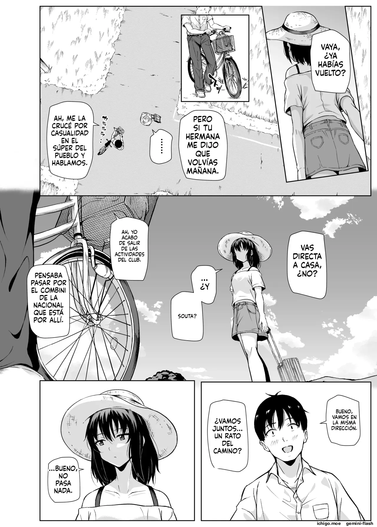Natsu, Inaka de Oji-san to ~Satogaeri~ page 7 full