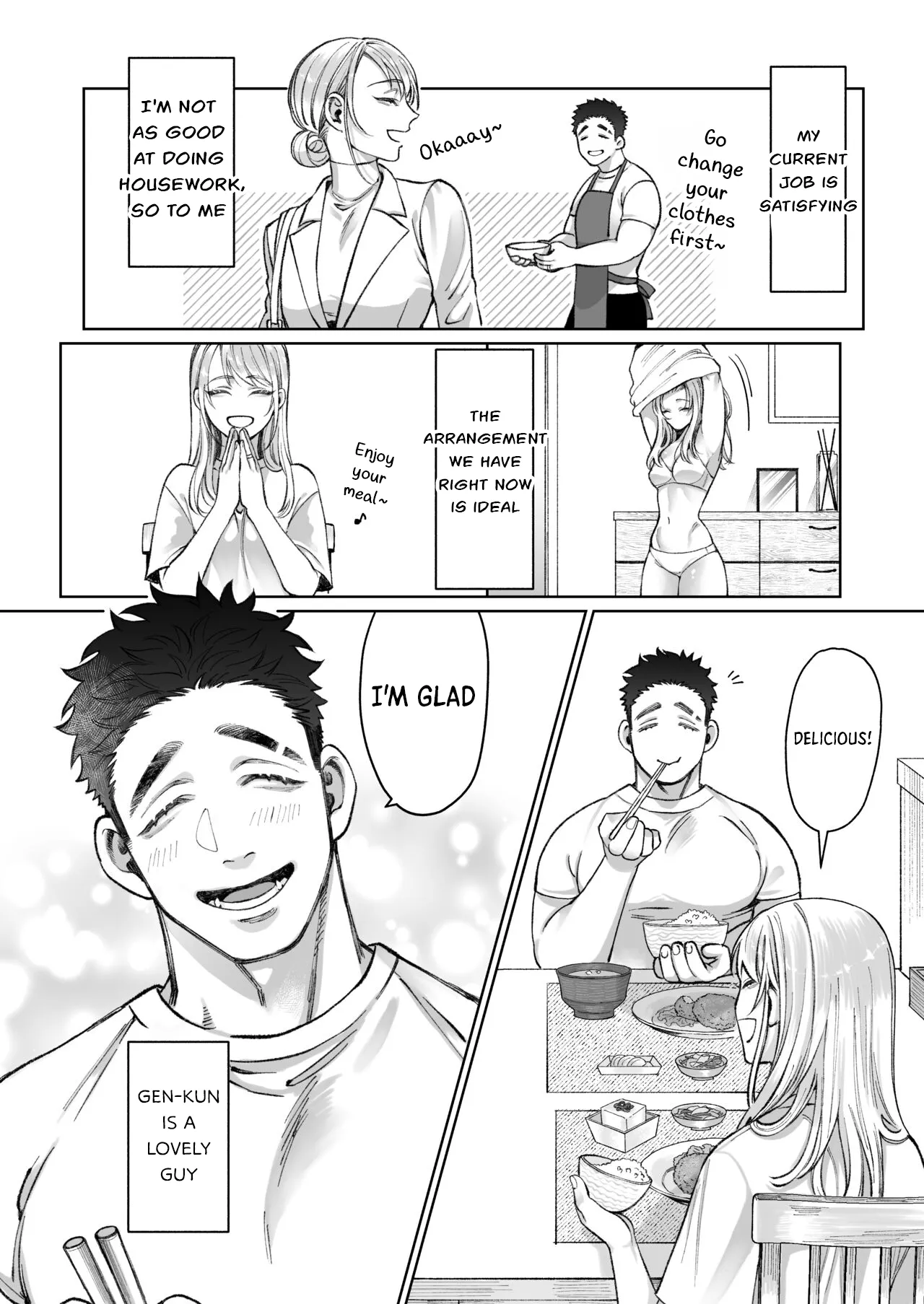 Tachibana-ke no Seikatsu ~Tsuma wa Otto ga Kawaikute Shikatanai!~ | Life in the Tachibana Household ~The Wife Just Can’t Help Finding Her Husband Adorable!~ page 12 full