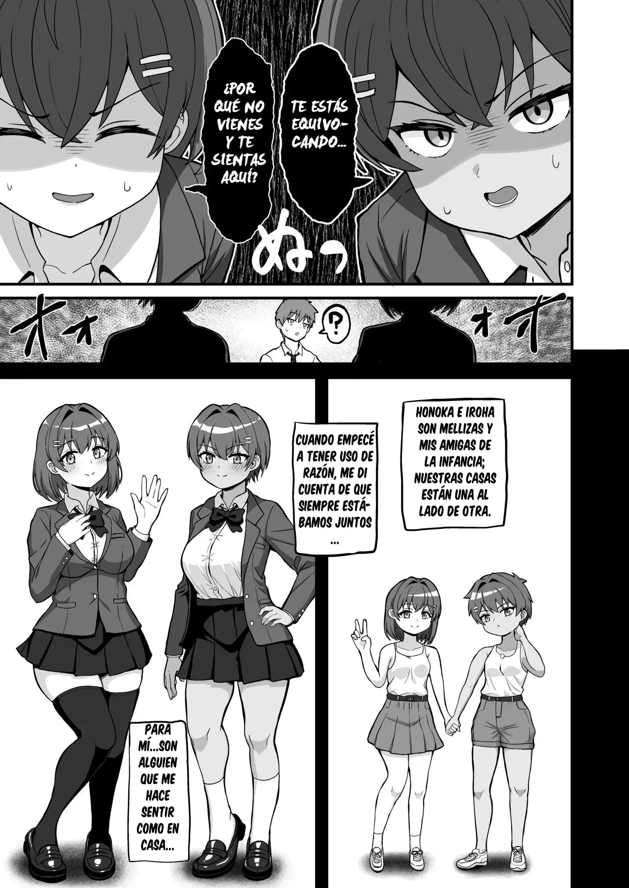 Futago Osananajimi wa Omae o Yurusanai｜Tus Amigas Gemelas de la Infancia Nunca te lo Perdonarán page 4 full